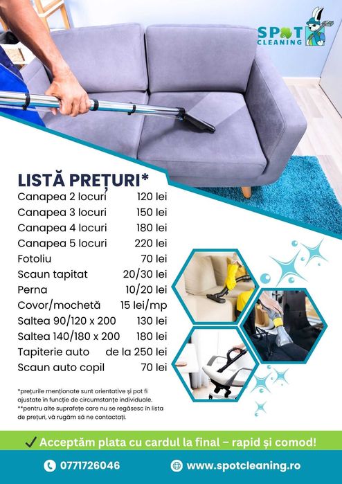 Curățare canapele & saltele – București Ilfov