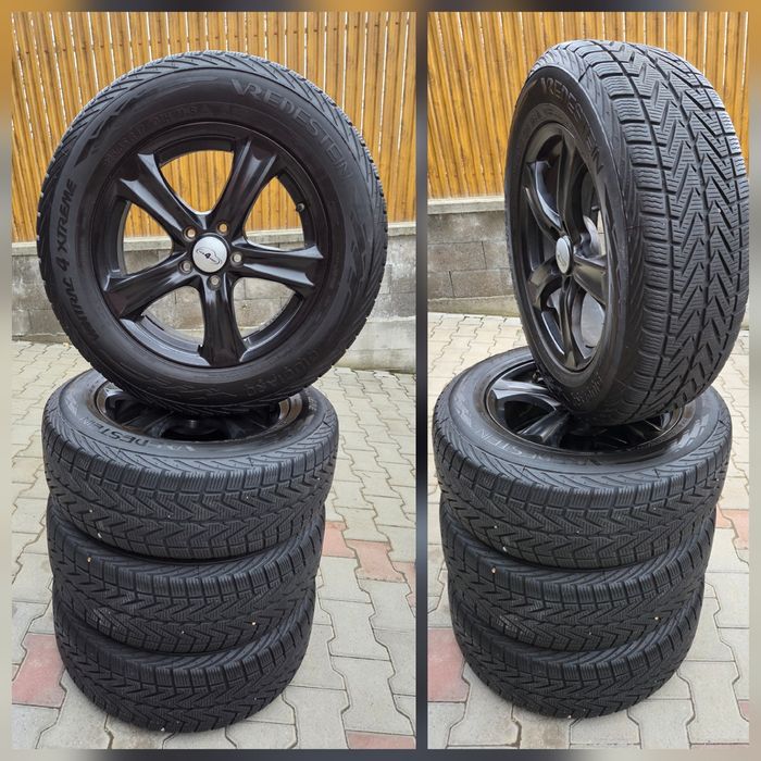 Anvelope iarna 225 65 R17 - jante 5×114,3 - Toyota Hyundai Duster/etc