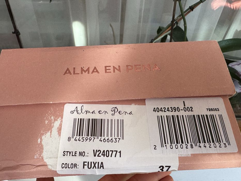 Papuci piele intoarsa Alma en Pena noi marimea 37