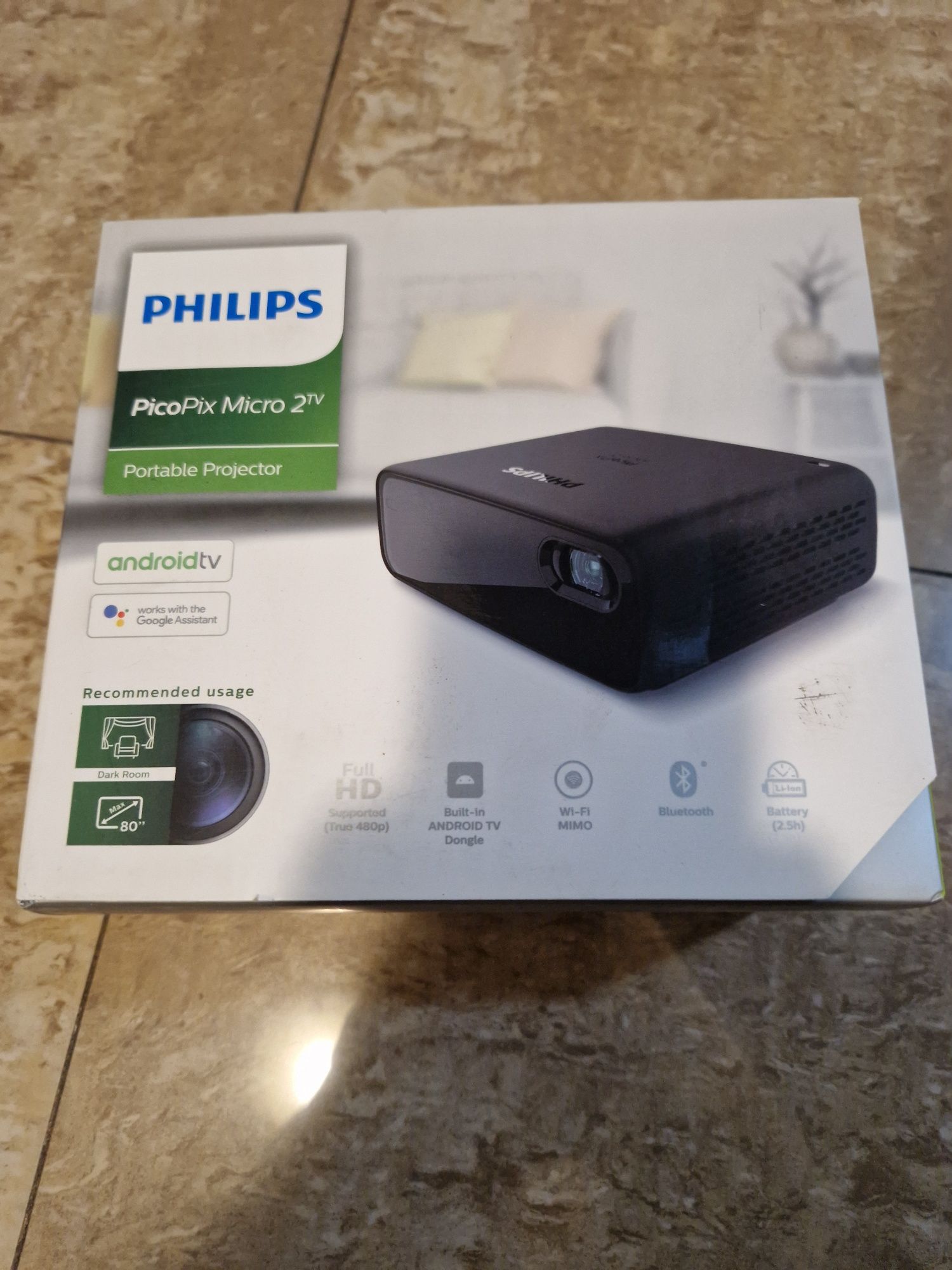 Videoproiector Philips PPX360/INT, PicoPix Micro 2