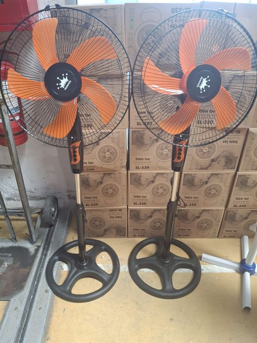 Ventilator Nou cu Picior inox, 3 viteze, 5 Pale.