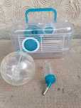 cusca hamster+dozator apa+sfera joaca
