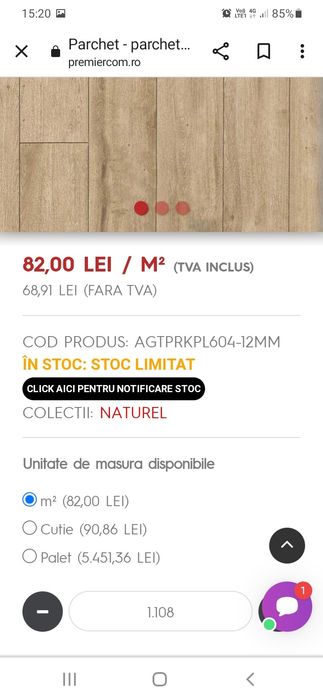 Parchet Premiere Line Moderna AC4 604