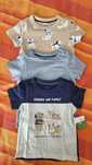 Set 3 tricouri bebe C&A, nou cu eticheta, 80