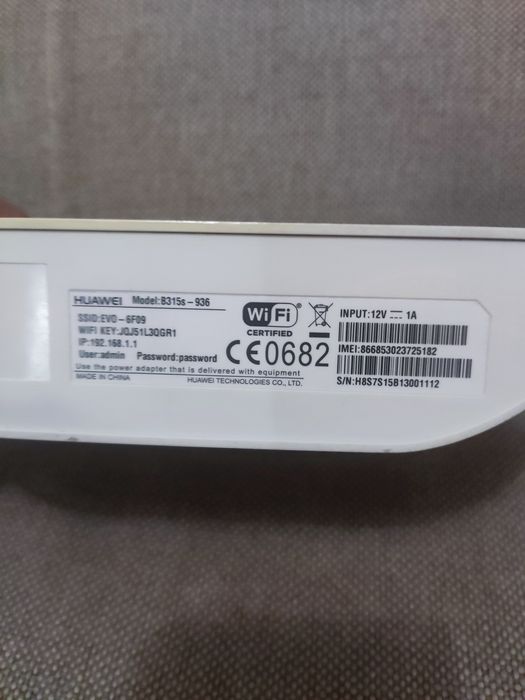 Huawei 4G Lte b315 сим карта wi fi