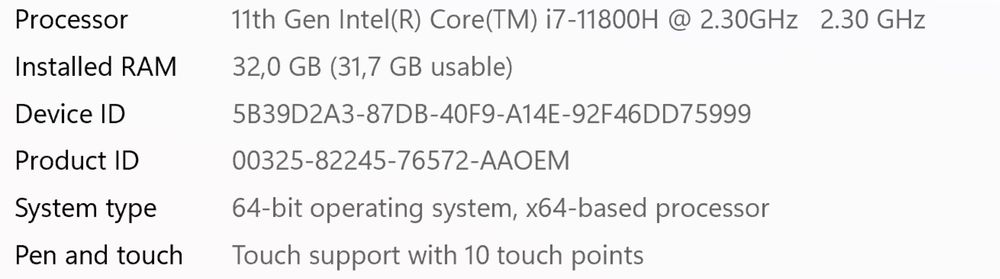 Лаптоп Dell XPS 15 9510