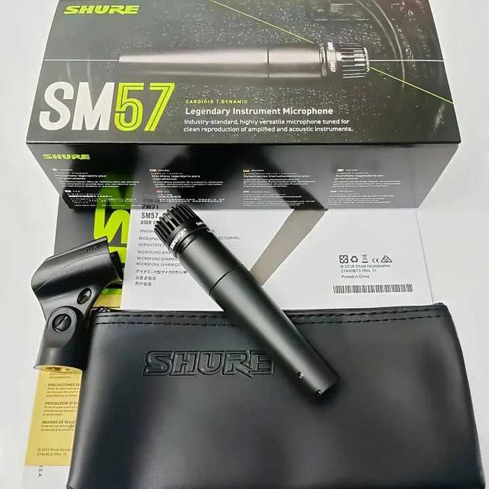 Микрофон Shure SM57-LCE динамический кардиоидный для инструментов