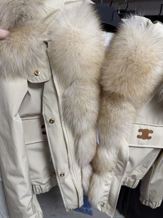 Зимно яке с естествен косъм Celine