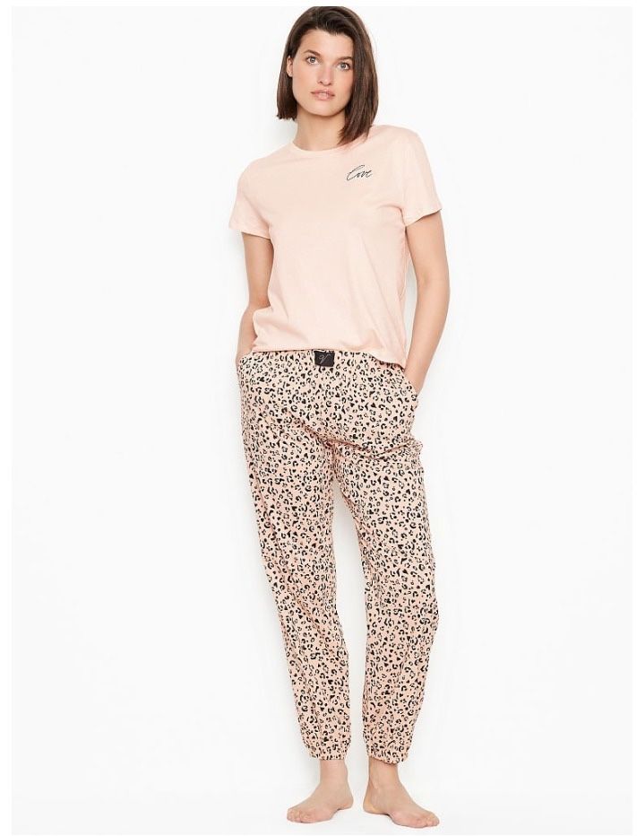 Pijama bumbac Victoria’s Secret Animal Print/ Modele noi