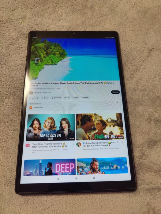 Tableta Lenovo diagonală 10.1 cu android