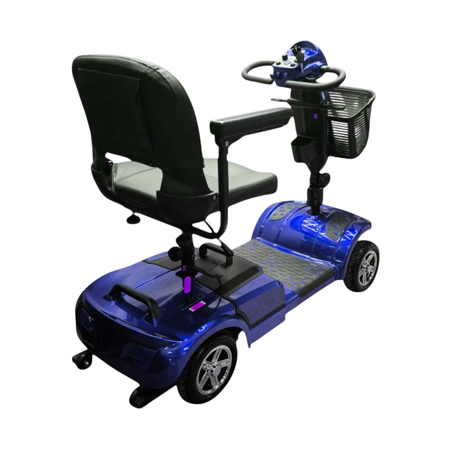 Инвалидна електрическа четириколка MaxElectric BL3 500W Blue