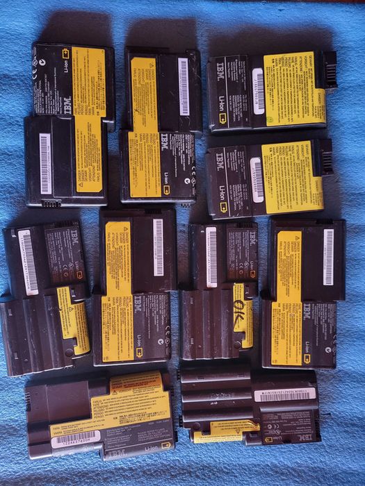 lot 10 baterii IBM - diverse modele -