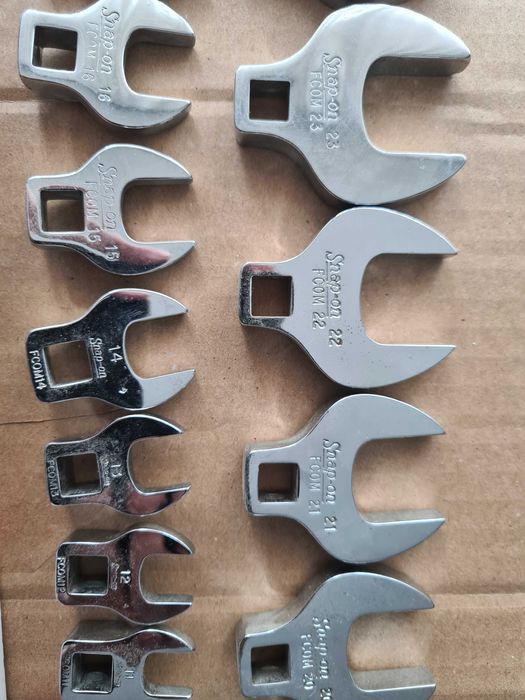 Snap-on Set 16 chei tip potcoavă , pătrat 3/8", metric 9-24  mm