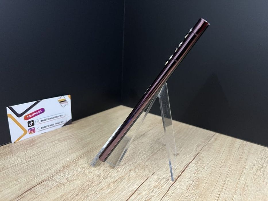 Samsung Galaxy S22 Ultra 256Gb Burgundy Second-Hand Foarte Bun 3 ani g