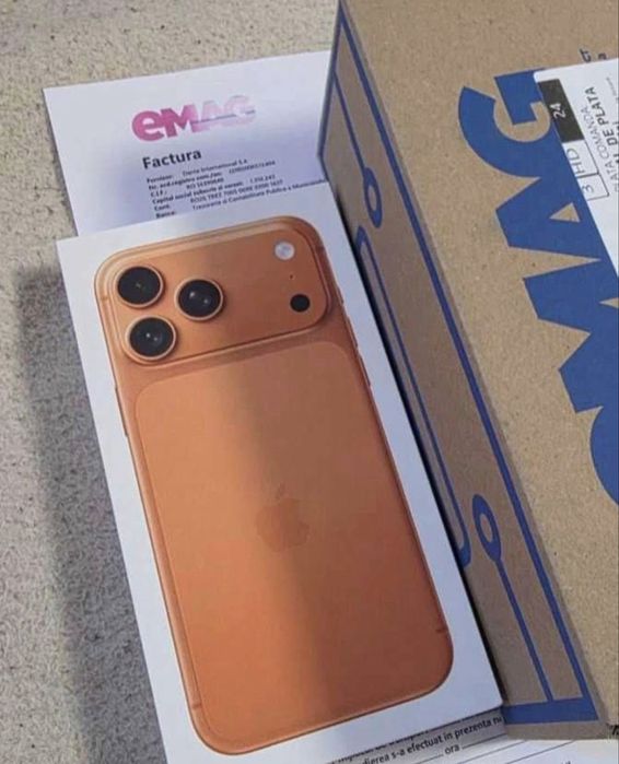 iohone 17 pro max sigikat (factura ,garantie emag) 256gb