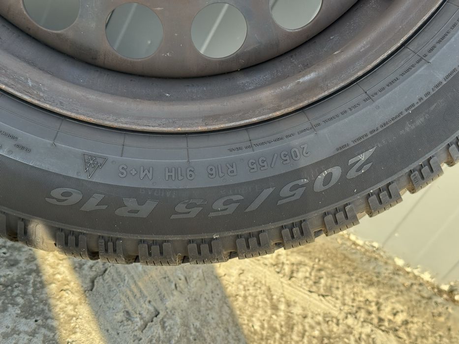 Jante Opel Astra K cauciucuri iarna Pirelli Cinturato2 205/55/16 DOT24