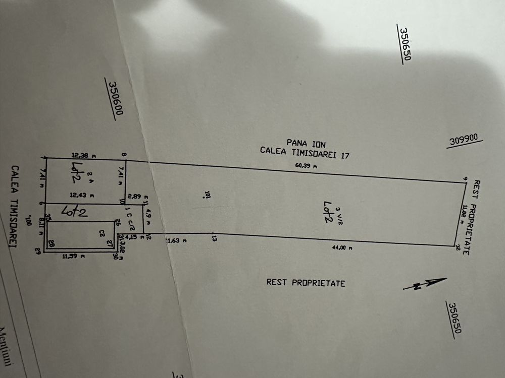 Vând Teren Calea Timisoarei nr.19a 889m2