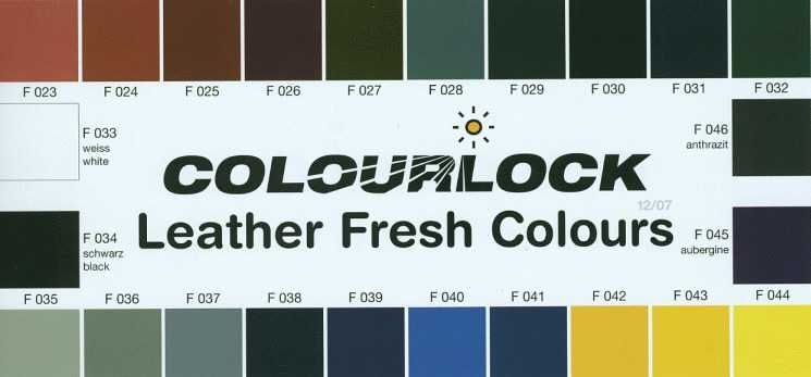Боя за кожа COLOURLOCK - Премиум качество Made in Germany
