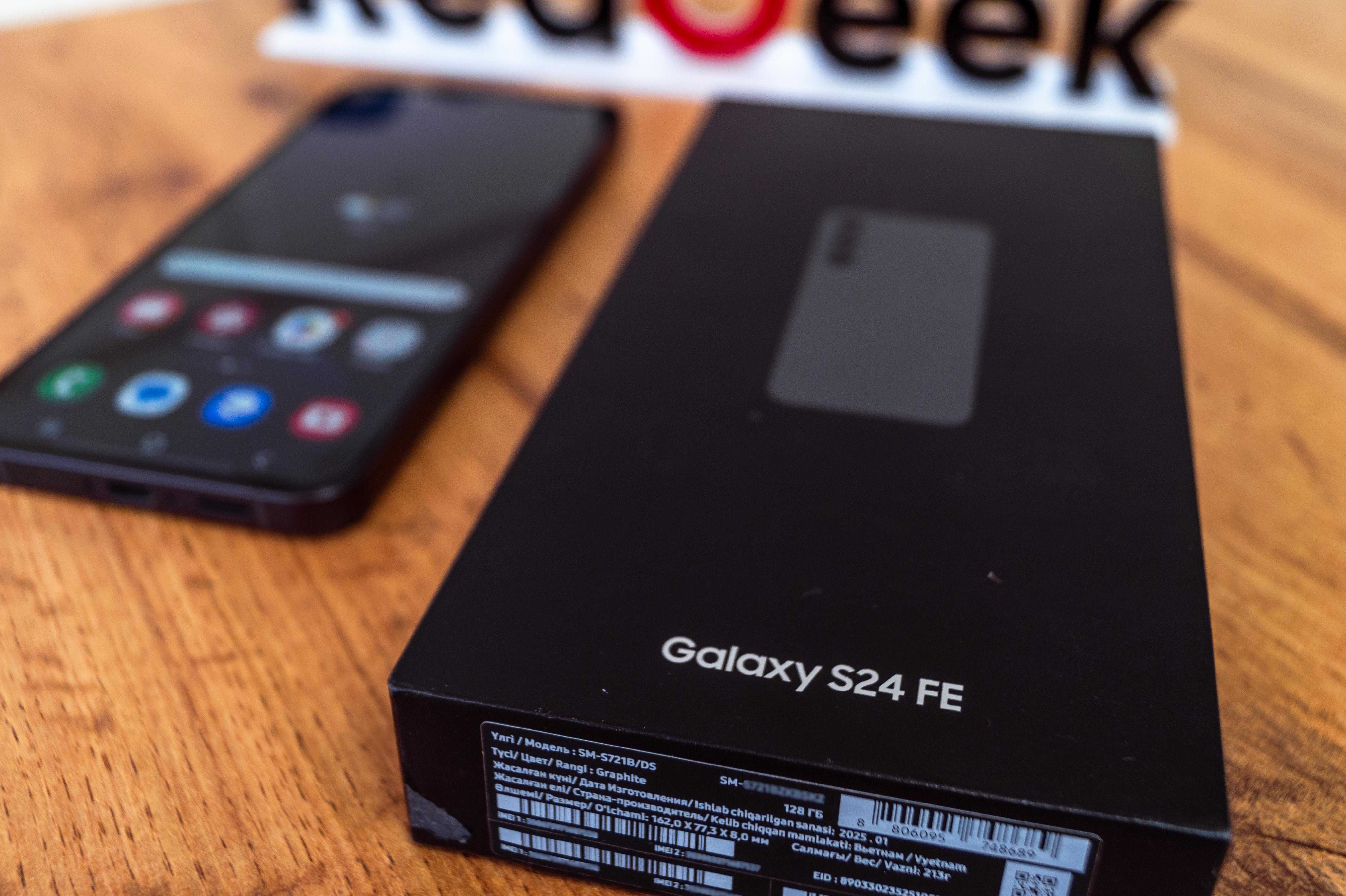 Новый Samsung Galaxy S24 FE|Graphite| 128 ГБ|Распечатанный | Red Geek