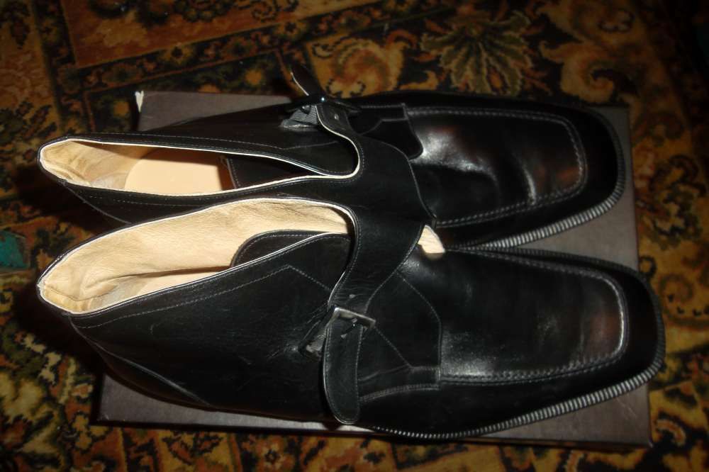 ghete piele,negre,Italia,office