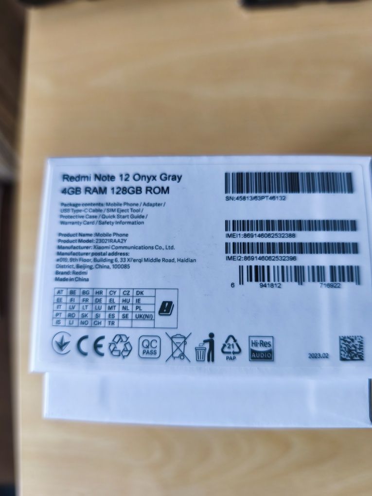 Xiaomi Redmi Not 12