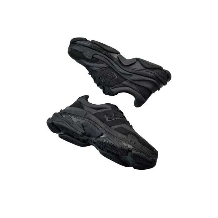 Обувки Balenciaga Triple S Nylon Black кецове сникърси маратонки