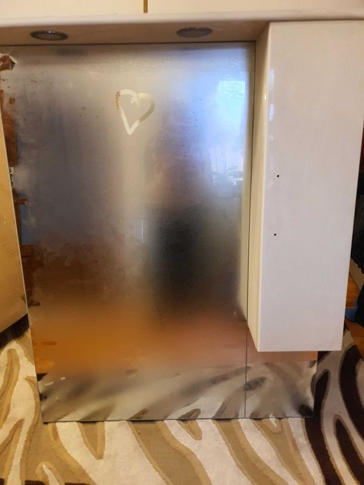 Dulap baie cu oglinda si iluminare, Savini Due Rimini, nou