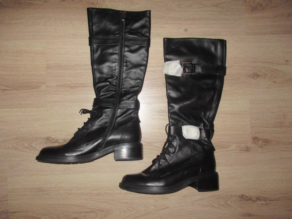 ЕСТЕСТВЕНА КОЖА--Страхотни ботуши--36 номер-Нови!!!