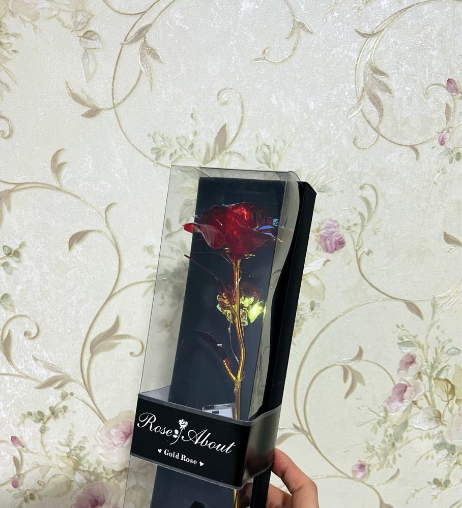 Trandafiri cu led / gold rose