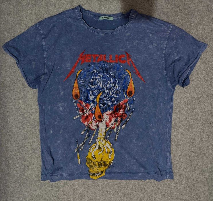 Tricou METALICA albastru