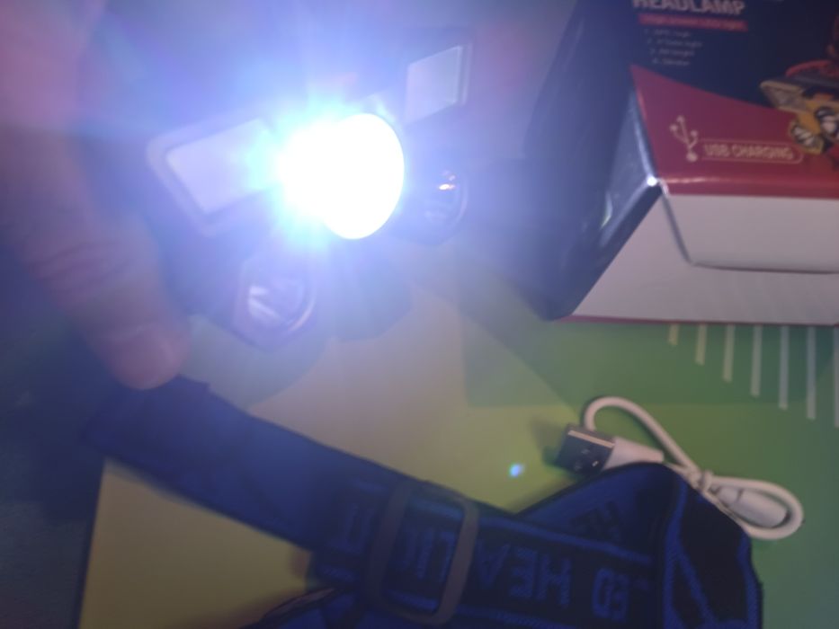 Lanterna de cap 4 moduri