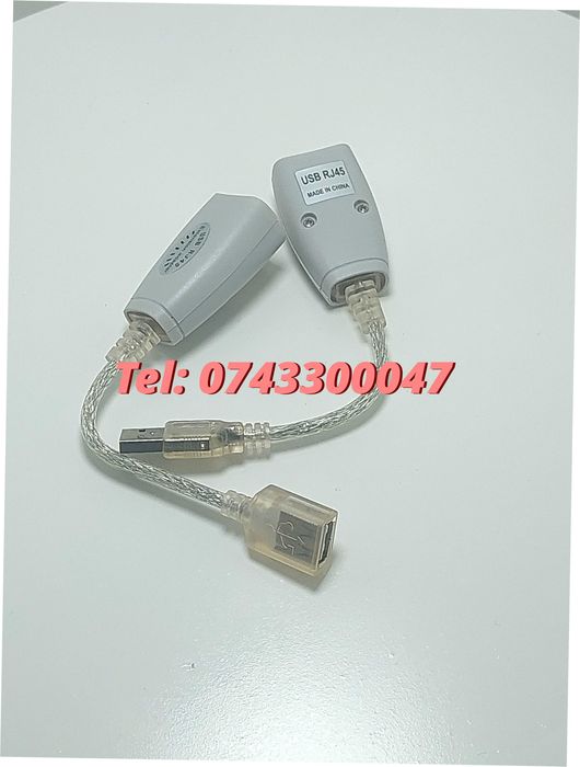 Cablu Prelungitor Usb rjxt Tata  Mamaextensie Cablu Usb Cu Rj45 Ca