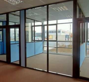 Алюминиевые перегородки Алюминиевые Двери Окна Офисные перегородки