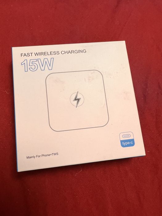 Incarcator wireless 15W fast charging - produs nou