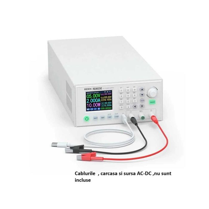 Riden RD6030W 60V 30A 1800W sursa de curent continuu reglabila WI-fi