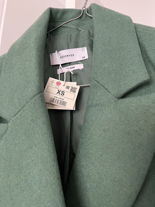Палто от Reserved, ново с етикет, XS