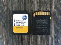 VW Discover Media AS V19 Sd Card MIB2 сд карта 2024 Навигационна Sd