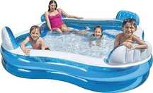 Piscina intex cu scaunele gonflabile,noua, 229x229x66cm,882 litri apa