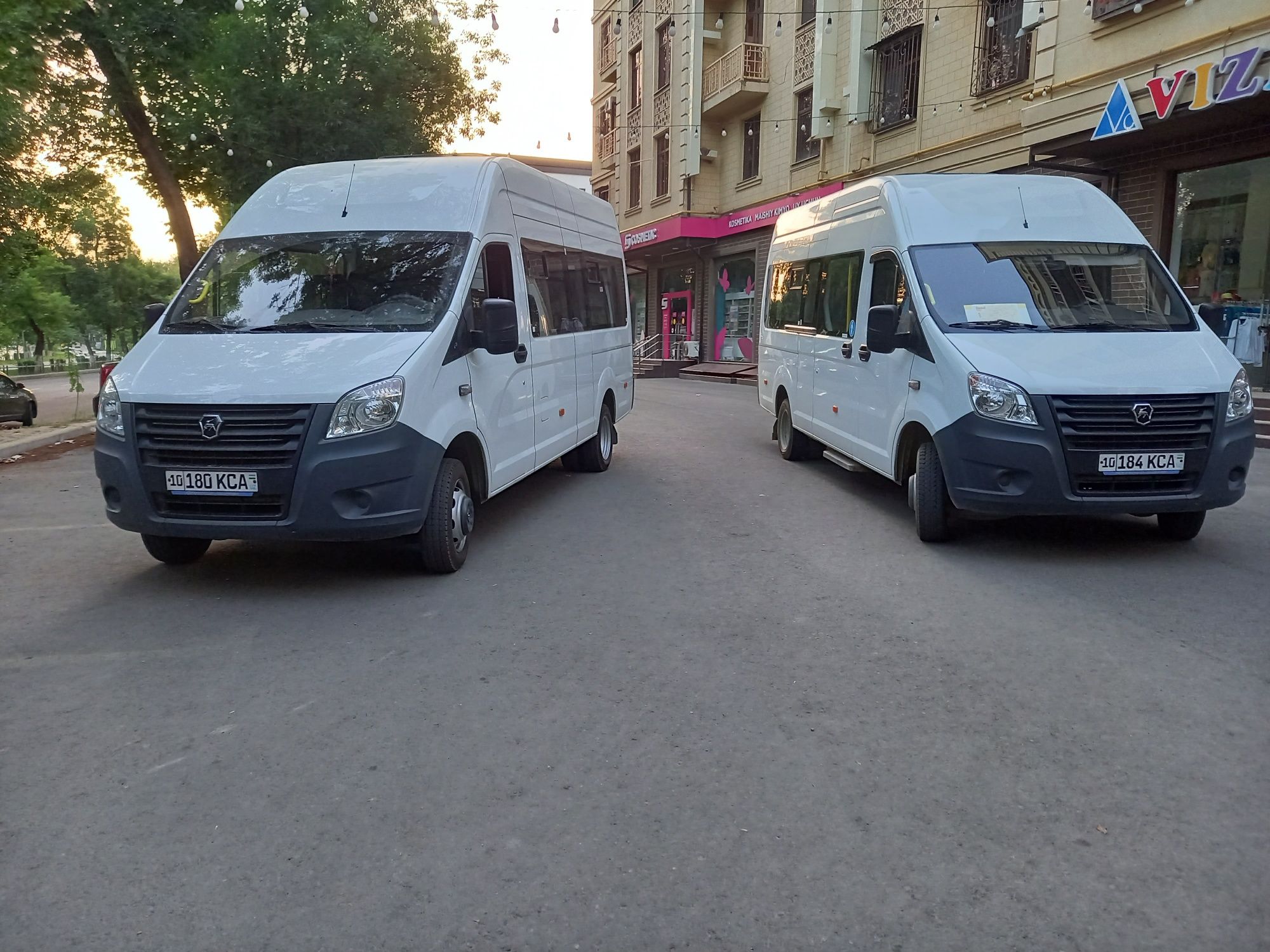 Gazel, Isuzu, Jac avtobuslari zakaz