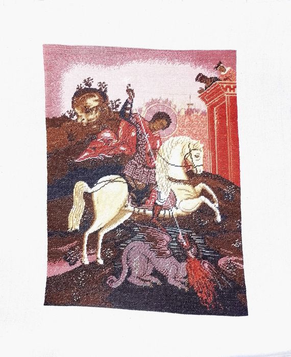 ВИЛЕРОВ Гоблен Свети Георги и Змеят