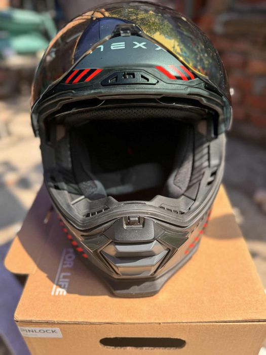 Каска Nexx X. Wst3 fluence grey red matt