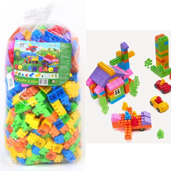 НОВЫЙ! АКЦИЯ! 2 ВИДА! Крупный детский конструктор Кассон лего кубики!