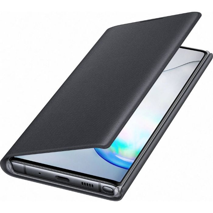 Husa protectie Samsung Note 10 LED View EF-NN970PBEGWW Black noua