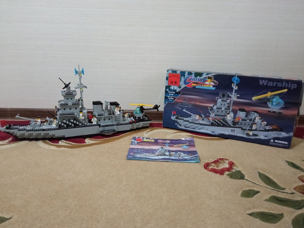 Лего военный корабль Brick 112
