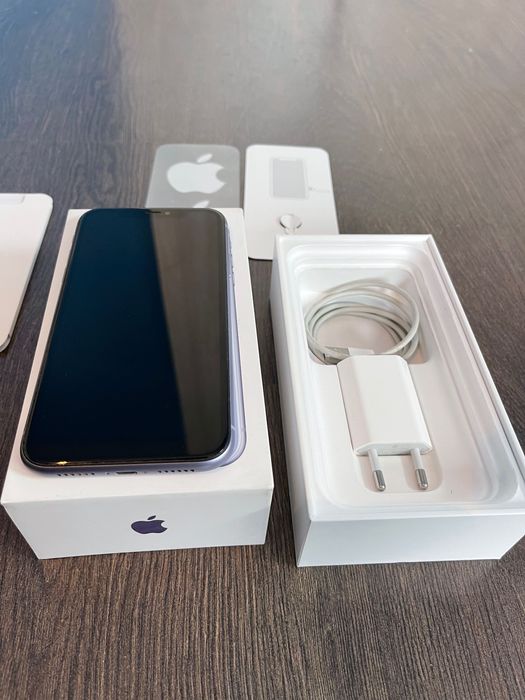 iPhone 11 Purple 64GB, 87% Battery Health Перфектен!