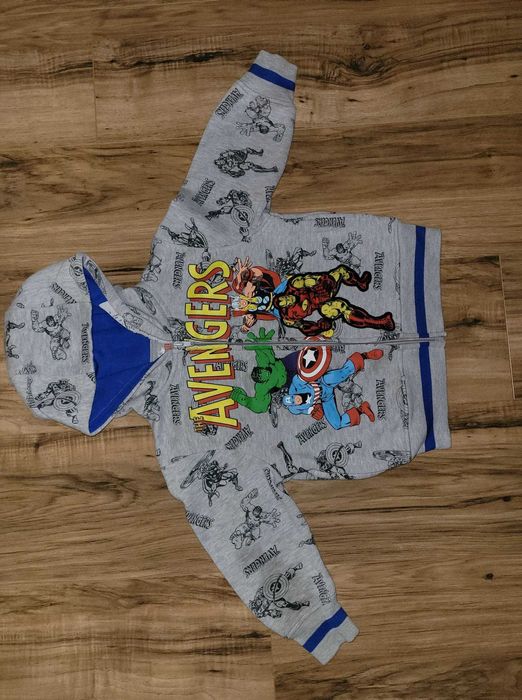 Детски Комплект Суитшърт и Тениска Avengers - 3г