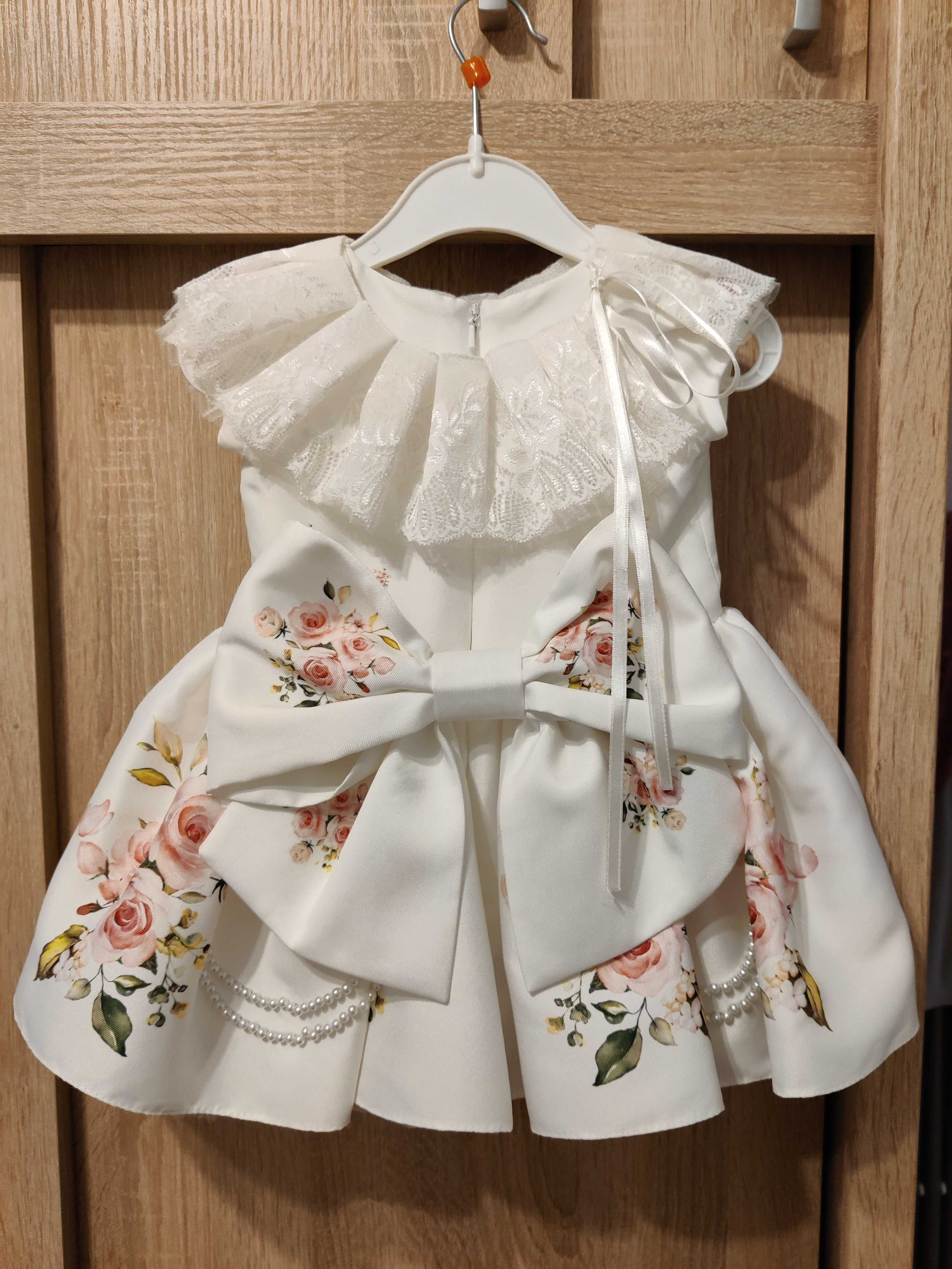 Бебешка рокля с флорален принт - JUNONA