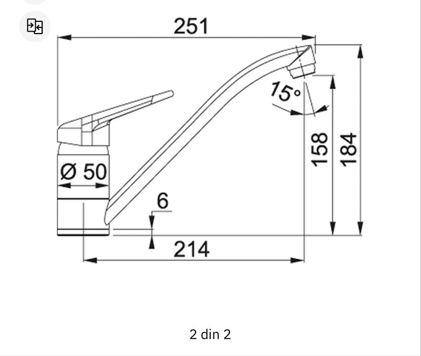 Baterie Franke pt chiuveta bucatarie
