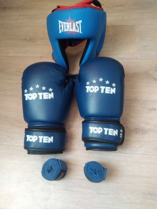 для бокса шлем и перчатки