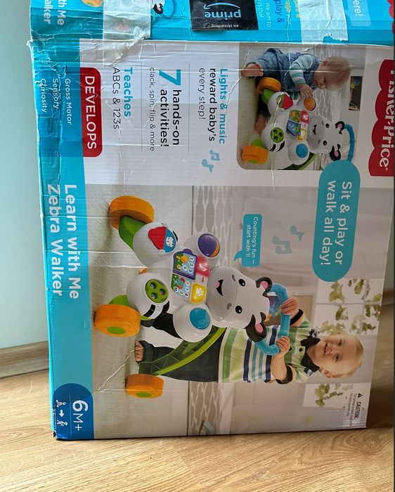 бебешка проходилка зебра Fisher Price
